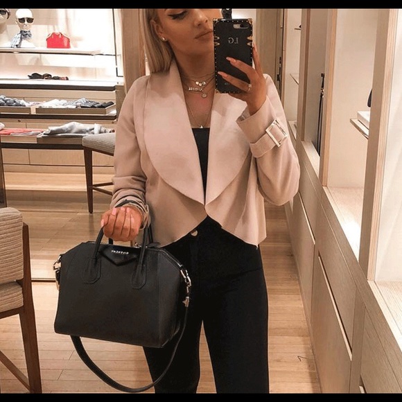 Jackets & Blazers - Waterfall Front Cuff Detail Jacket NWOT